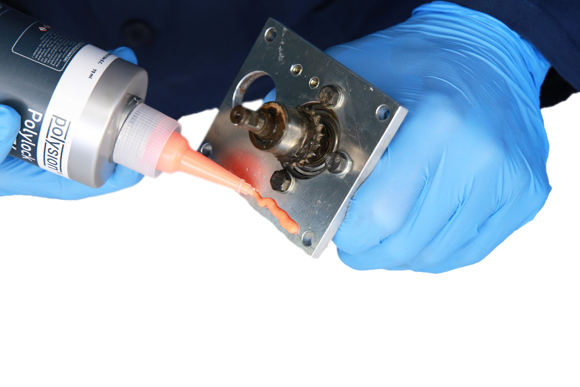 43AN557450-polylock-5-574-hochfest-anwendung-polysion Flächendichtung anaerobe Klebstoffe