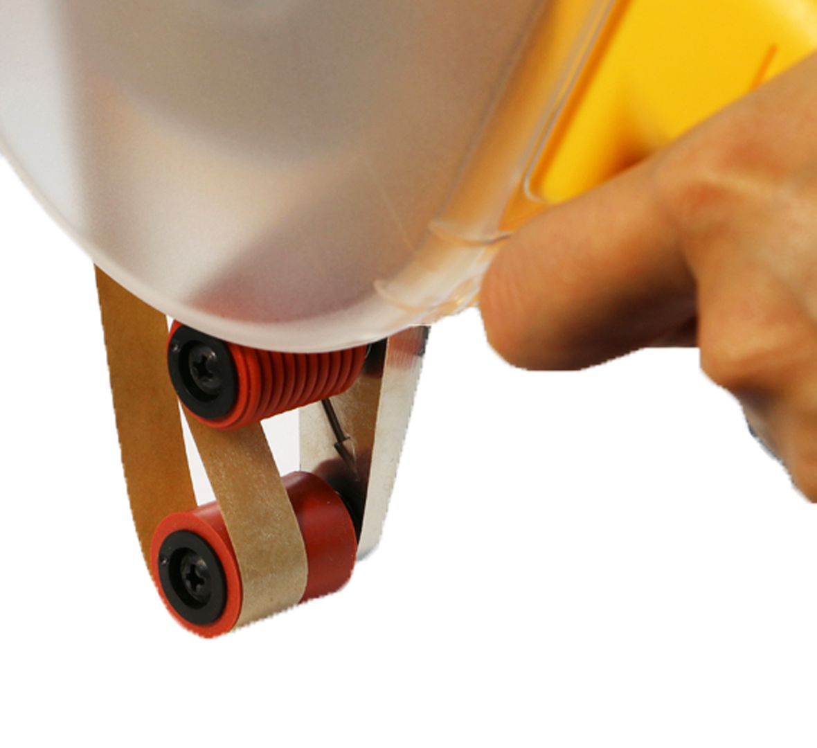 Tape dispenser voor transfer tapes Tape dispenser voor transfer tapes