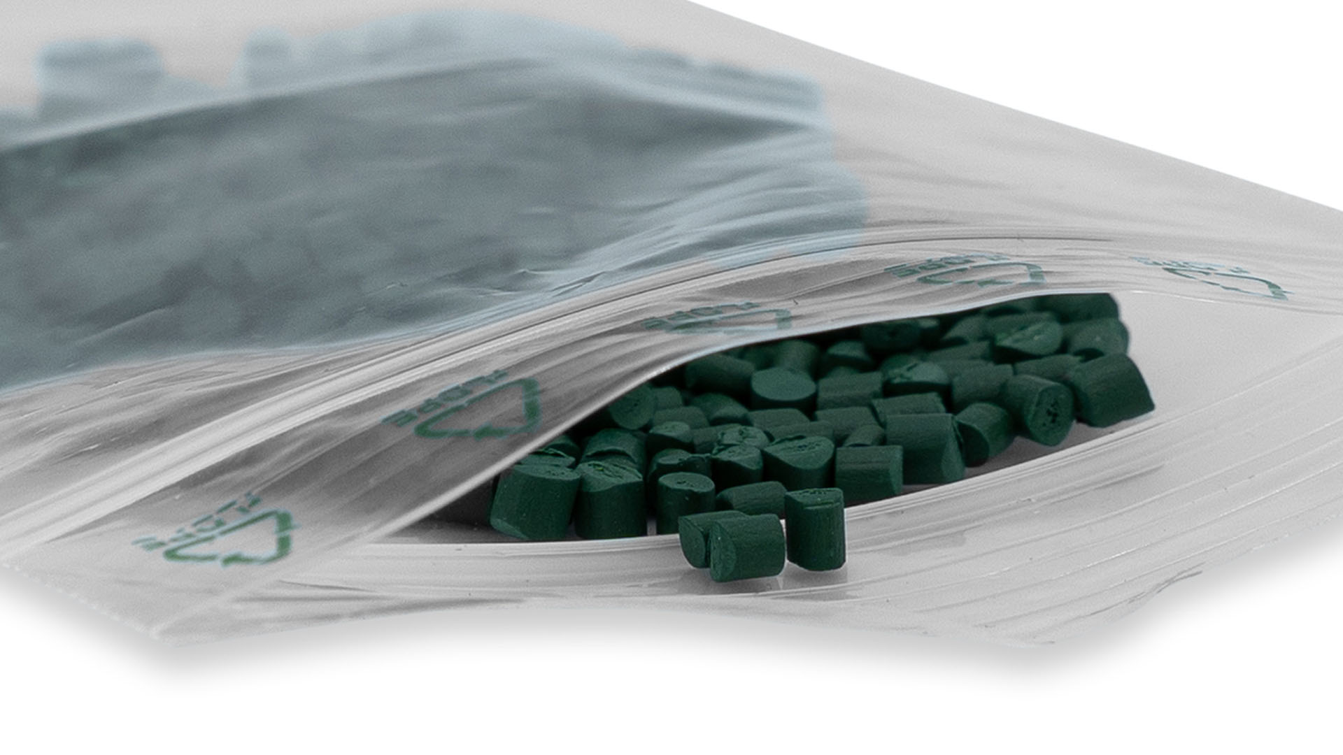 Druckverschlussbeutel Recyclinganteil