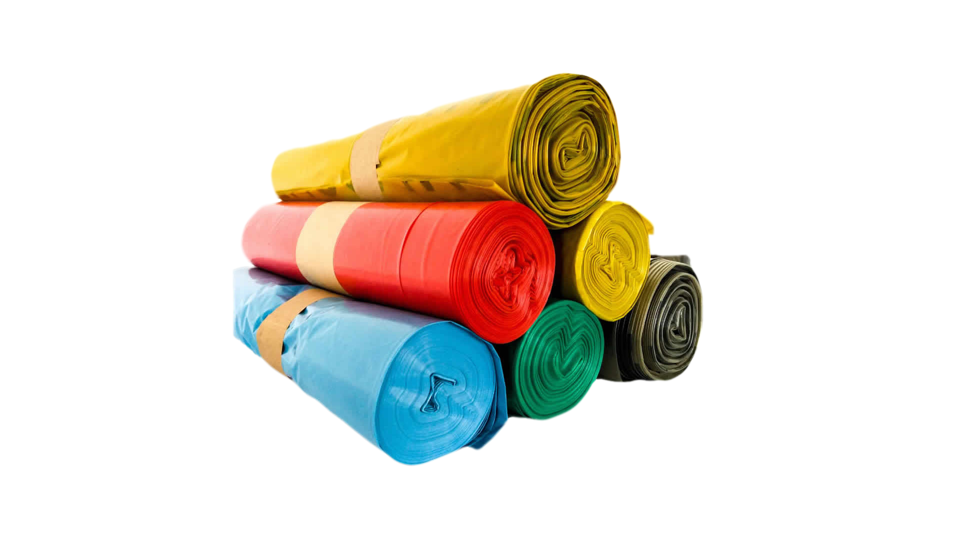 Müllsäcke mit Recyclinganteil Müllsäcke Farbsortiment