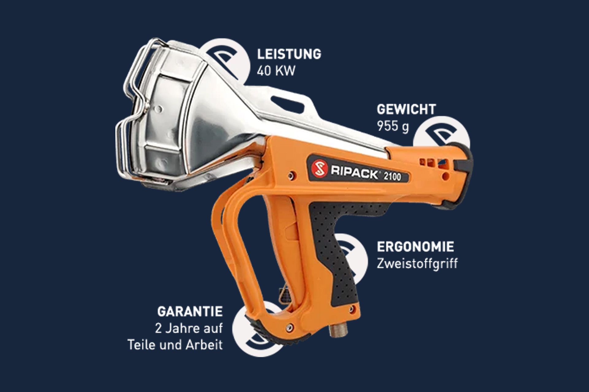 Ripack 3000 - Krimppistool Schrumpfpistole Ripack-2100