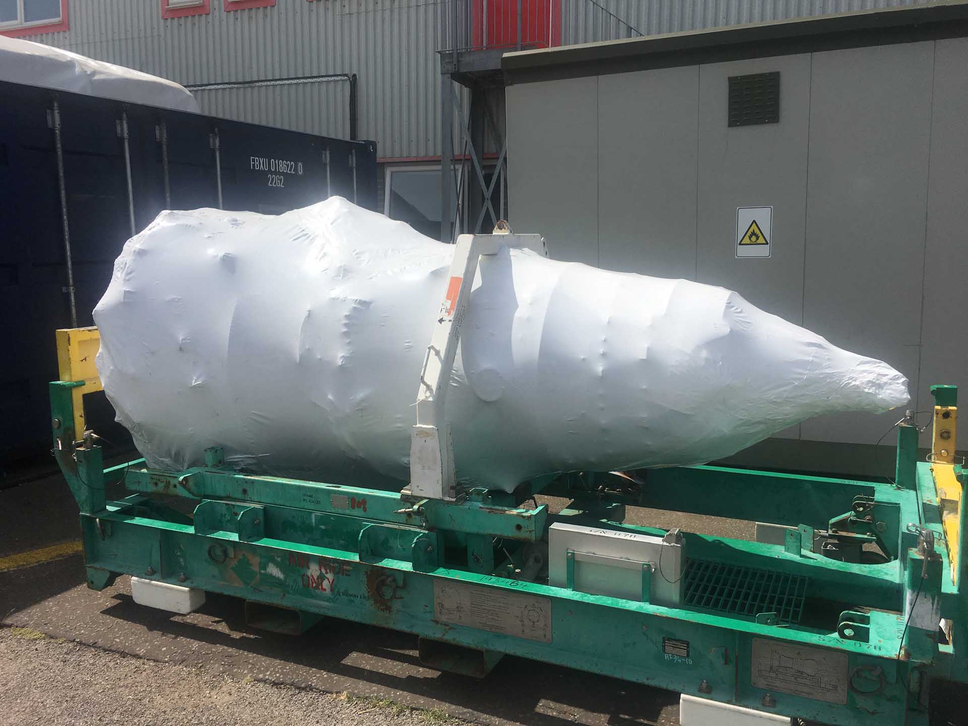 anwendung-maschinenbau-schrumpfpistole-polytec Anwendung Schrumpffolie