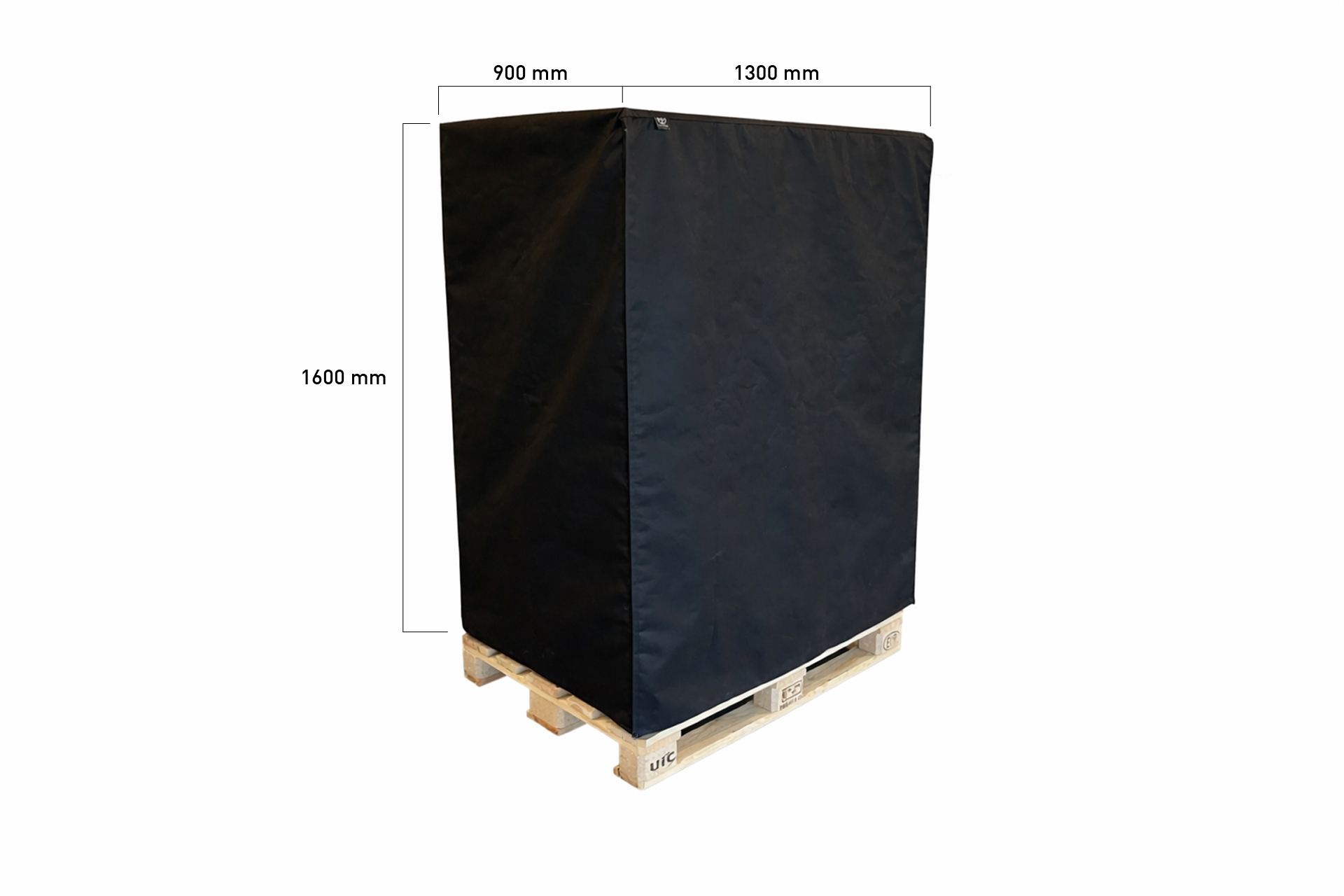 Mehrweg-Palettenhauben - Vlies wasserdicht ohne Reißverschluss - UV-Stabil Mehrweg-Palettenhauben - Vlies wasserdicht ohne Reißverschluss - UV-Stabil