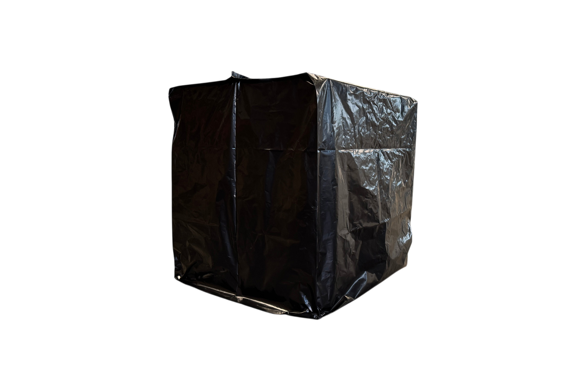 Abdeckhauben / Schutzhüllen für IBC Container schwarz 120 x 100 x 100 cm x 0,100 mm