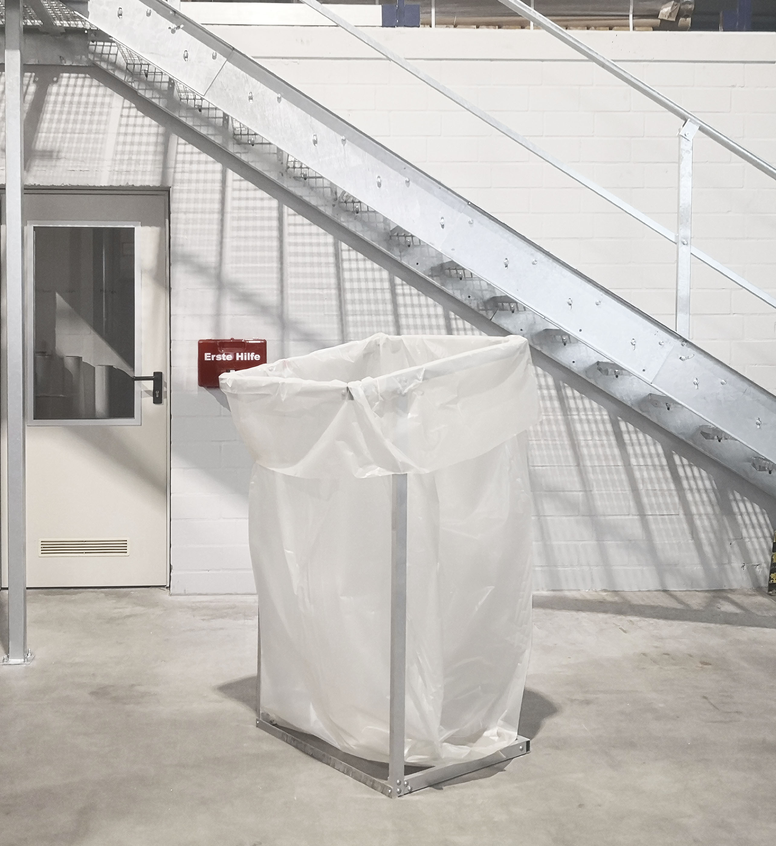 Foliensäcke - 500 Liter - extra stark (Folienstärke: 100 µm) Müllständer ohne Rollen