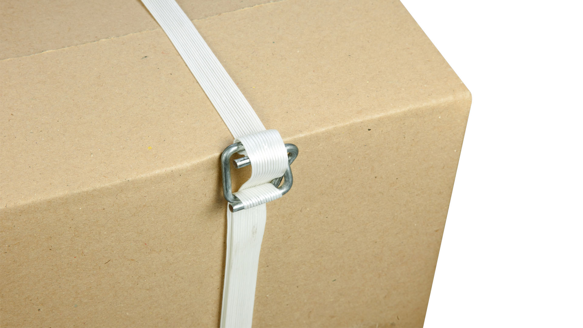 Umreifungsband textil Klammer