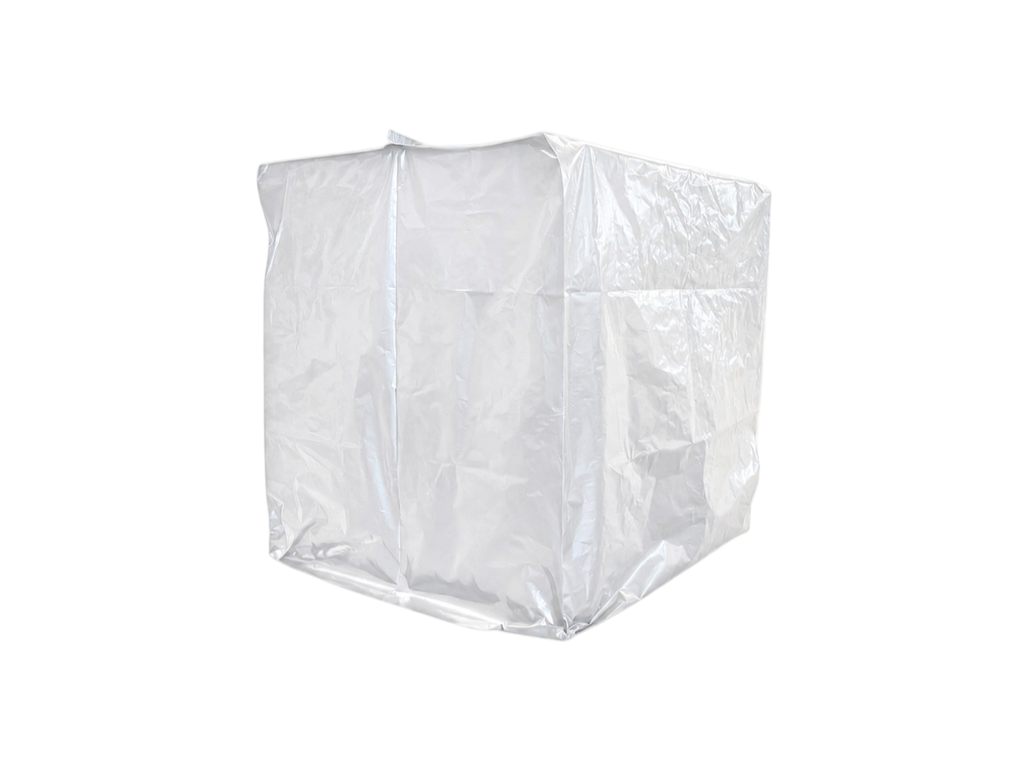 Abdeckhauben / Schutzhüllen für IBC Container weiß 120 x 100 x 100 cm x 0,100 mm Abdeckhauben / Schutzhüllen für IBC Container weiß 120 x 100 x 100 cm x 0,100 mm