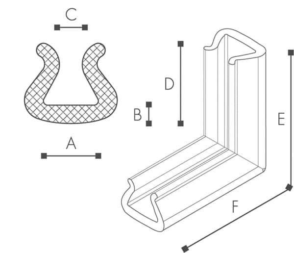 Nomapack U-Tulip corner