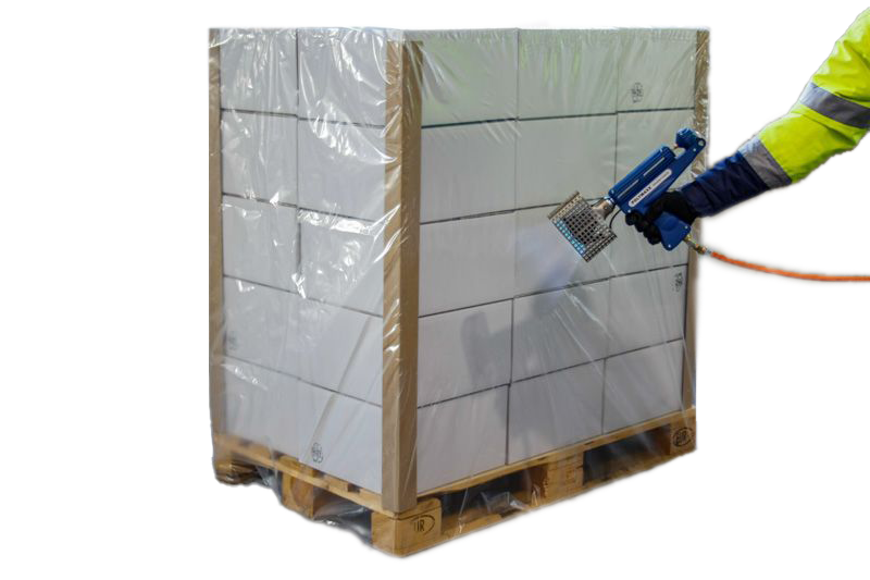 Anwendung Schrumpfpistole