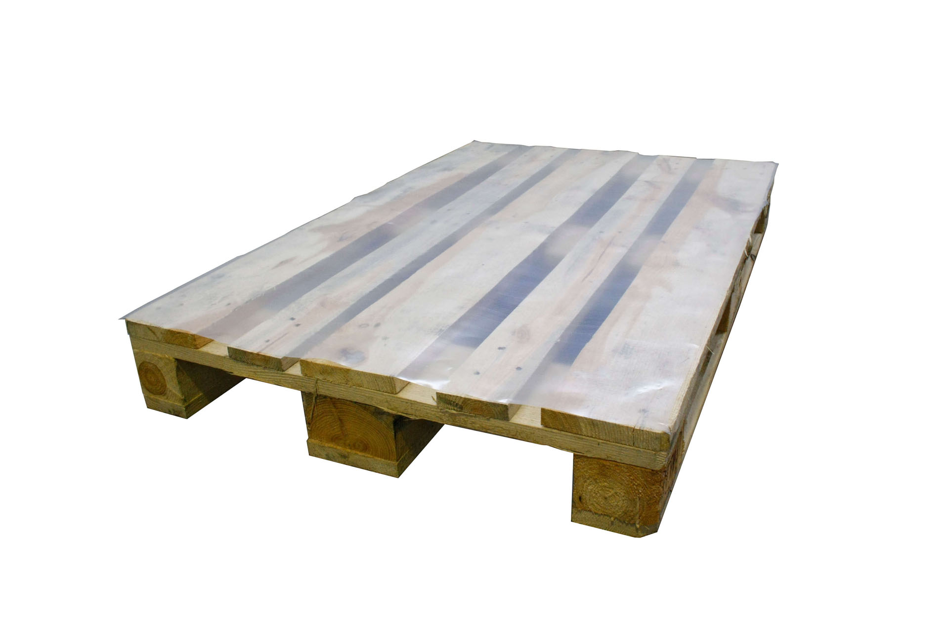 Anwendung Palettenschutz transparent