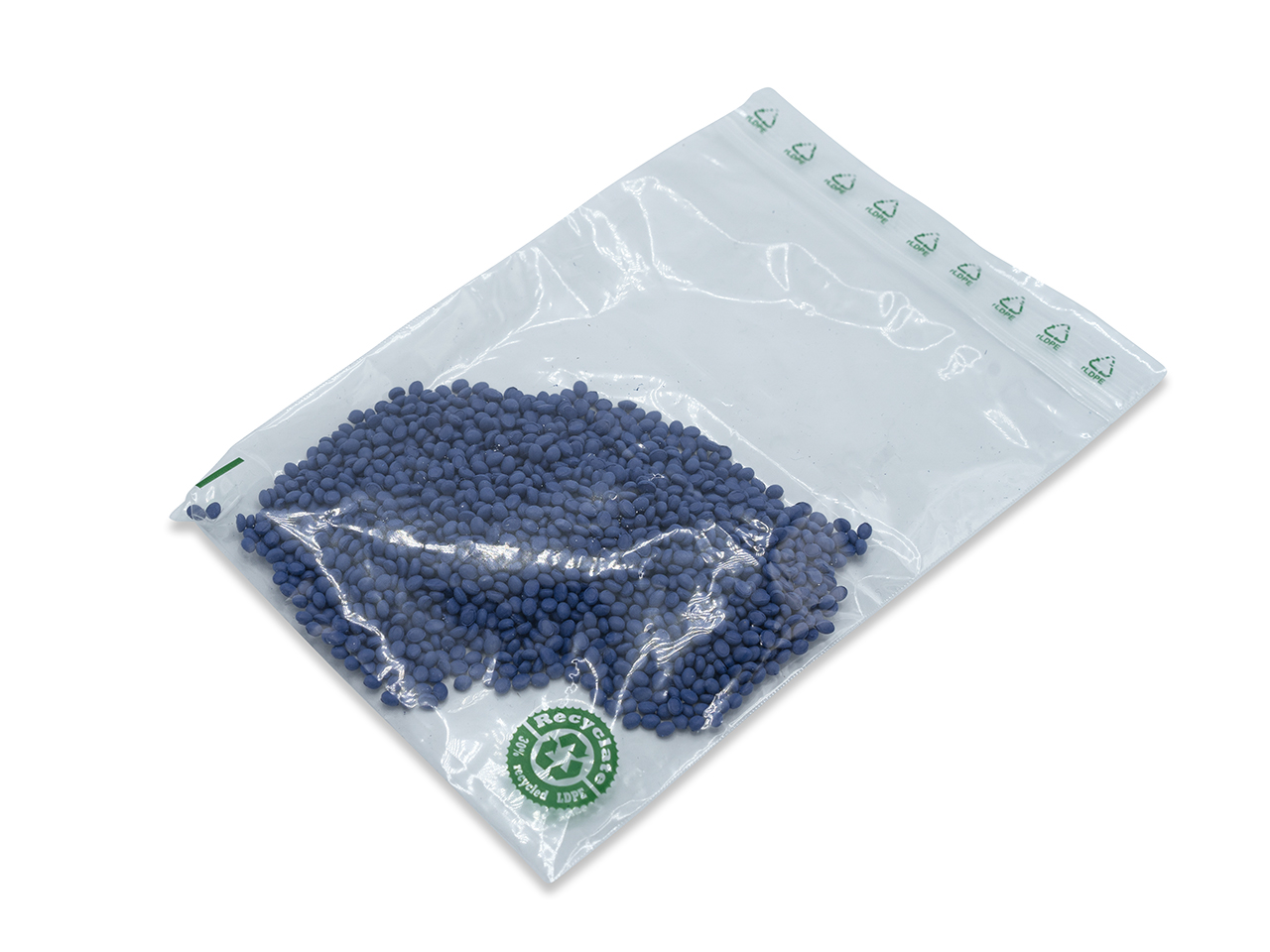 Druckverschlussbeutel Recyclinganteil