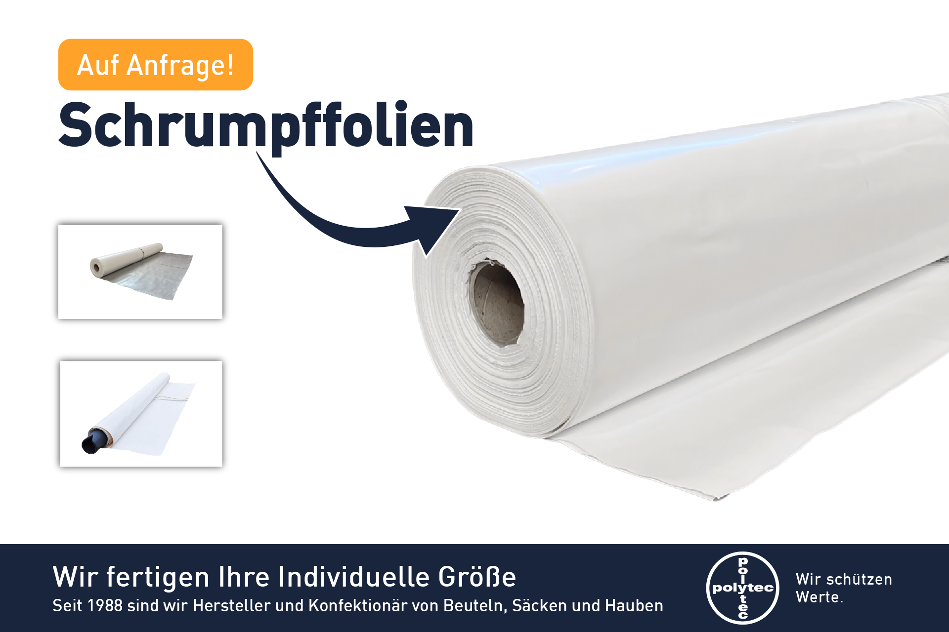 Schrumpffolien - Auf Anfrage! Schrumpffolie Auf Anfrage